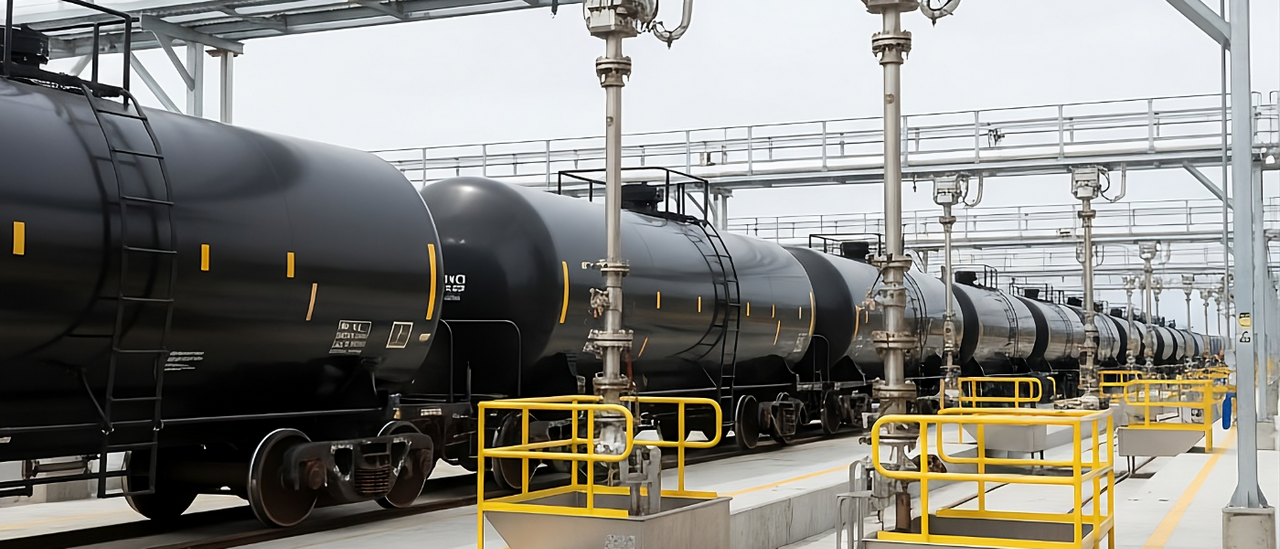 Railyard operations building large-volume chemical supply Railyard operations building large-volume chemical supply