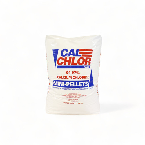 Calcium Chloride Bag 50 Pounds Front View