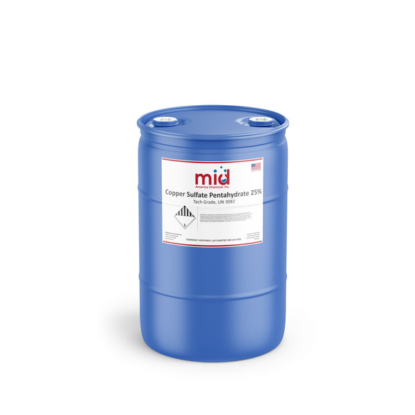 55 Gallon Drum Copper Sulfate Pentahydrate 25%