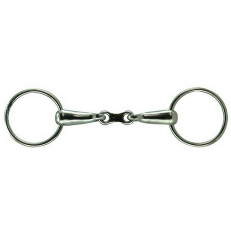 CORONET FRENCH LINK HOLLOW MOUTH LOOSE RING BIT