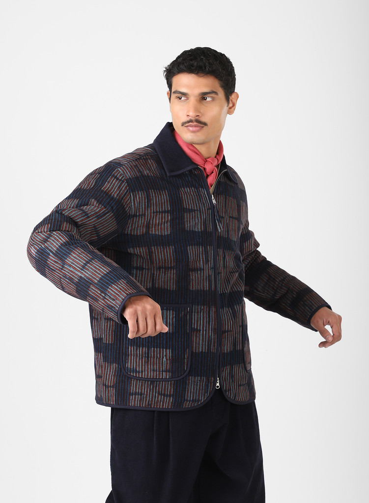 Kardo Amardeep liner jacket in cotton corduroy.