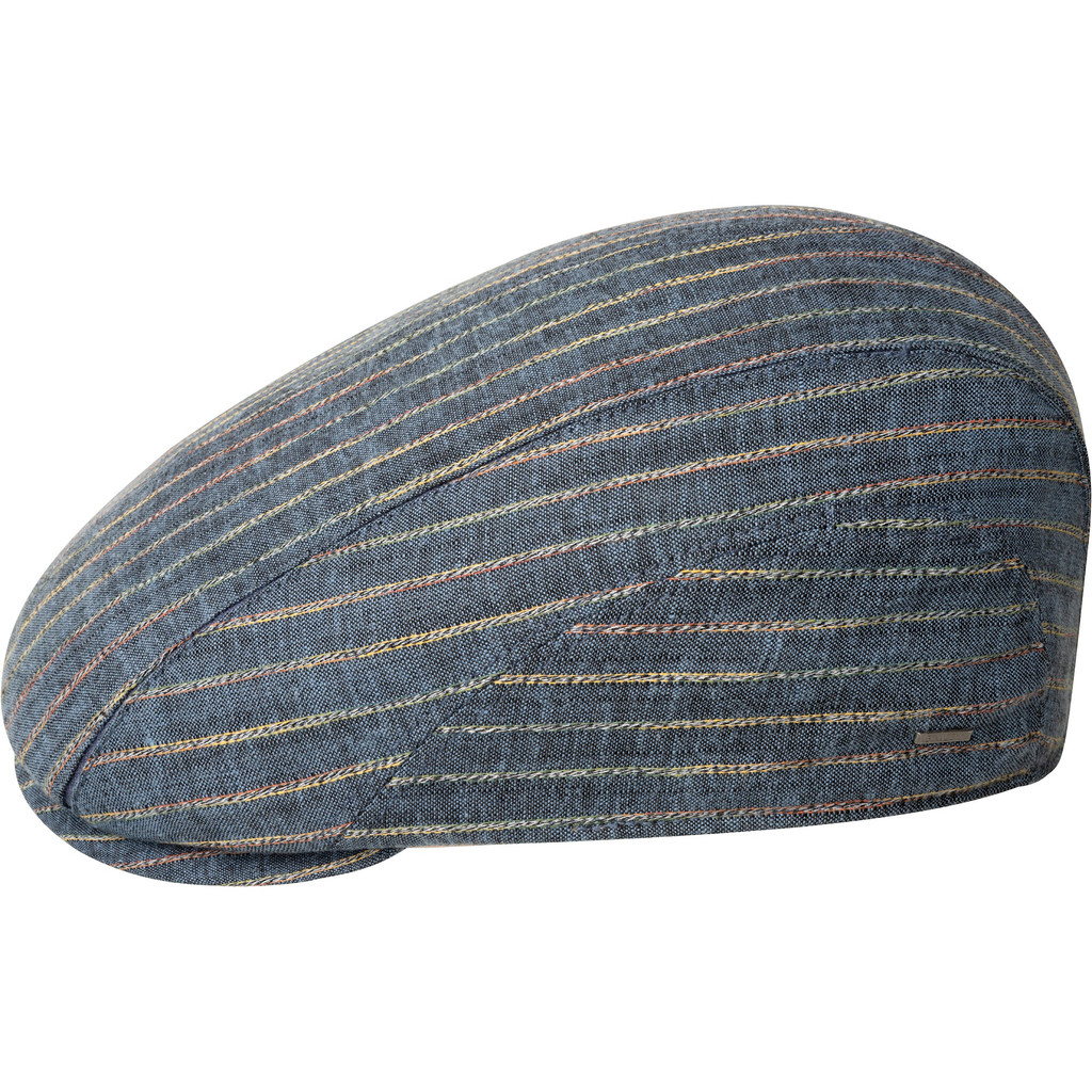 Bailey Marsh cap in blue.  Cotton linen blend.