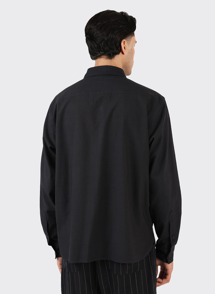 Kardo khadi cotton shirt with hand embroidery.
