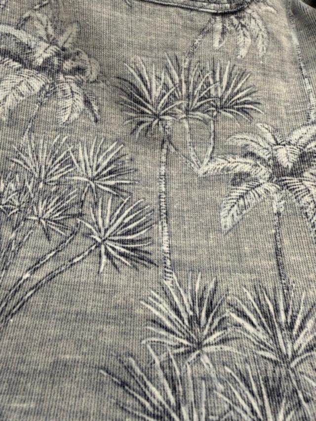 Close up pattern of Tommy Bahama Coastline Cord shirt.