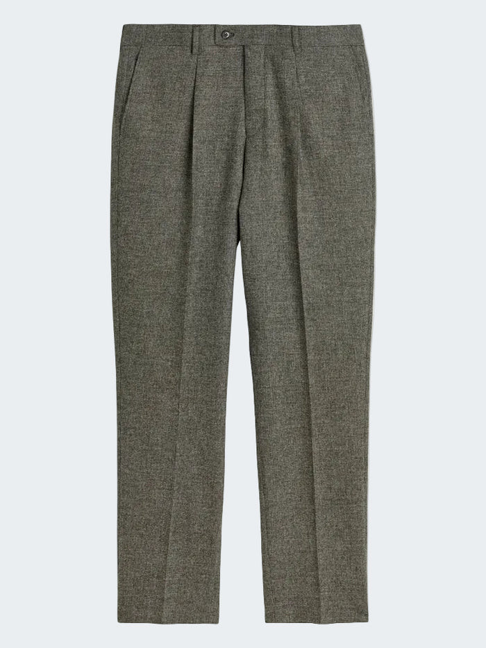 Sand of Copenhagen Performance Stretch Micro Check Trousers