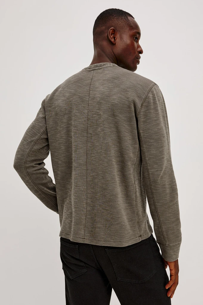 Rails Soto cotton long sleeve henley.