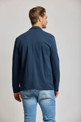 Easy Mondays cotton knit stretch blazer.