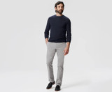 Mack Weldon tech merino crew neck sweater.