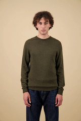 Nitto Knitwear from France Aris crew neck wool sweater.