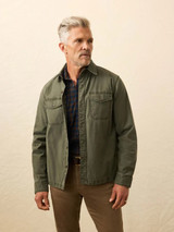 Faherty Lakeside CPO flannel lined jacket.