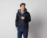 Mack Weldon Stormchaser rain jacket.