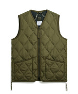Taion down Military zip vee neck vest.