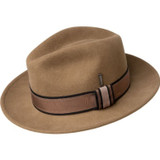 Bailey Rawn fedora in litefelt wool.