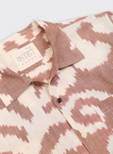 Kardo Chintan handwoven ikat s/s shirt.