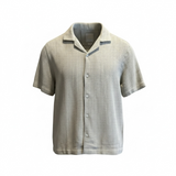 Camp & Co Bahamas solid s/s camp shirt.