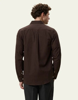 Les Deux Soft Flannel Shirt in a soft brushed fabric with button front and relaxed fit