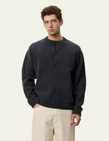 Les Deux Knitted Round Neck Cardigan in soft knit with button front and classic design