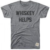 Original Retro Brand whiskey helps tee shirt in tri blend.