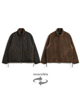 Taion reversible military down and boa jacket.