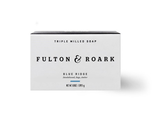 Fulton and Roark Blue Ridge triple-milled exfoliating soap