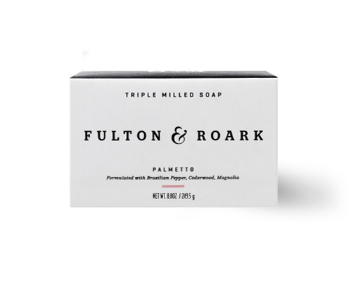 Fulton and Roark Palmetto Bar exfoliating soap.