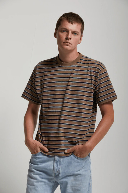 【THE MOZZ】Noah Stripe T-Shirt Noah Striped Tee - Changes
