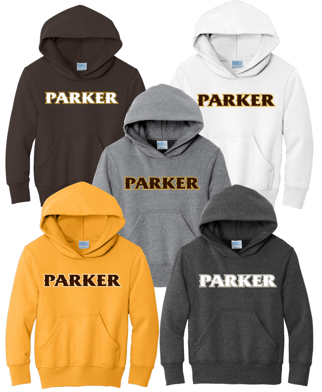 Youth Pullover Hooded Sweatshirt - PARKER