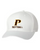 Adult Flex-Fit Baseball Cap - "P Softball" (colors: Brown, White, Dark Grey)