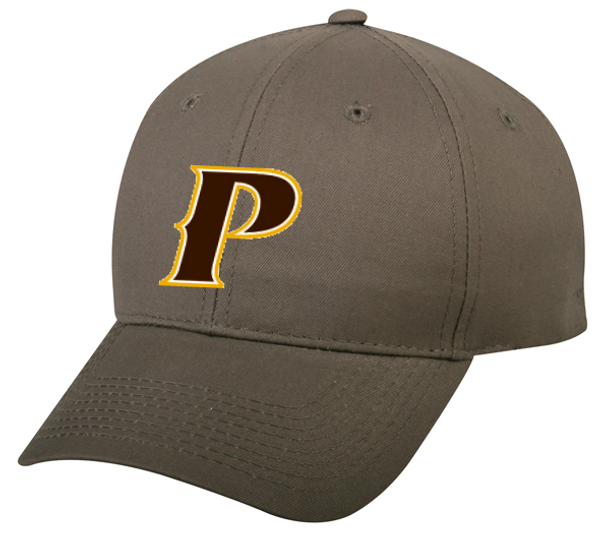 Youth Adjustable Classic Style Baseball Cap - "P," or "SHIELD" [colors: White, Gray]