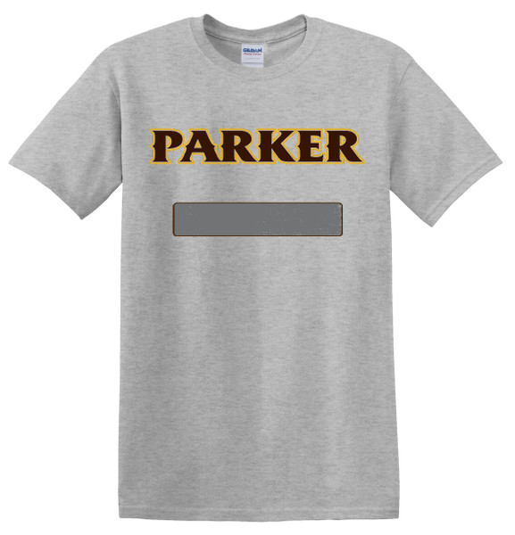 P.E. Men's Cotton Tee - "PARKER-NAME WINDOW" [CLOSEOUT]