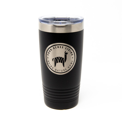 black alpaca four acres tumbler 