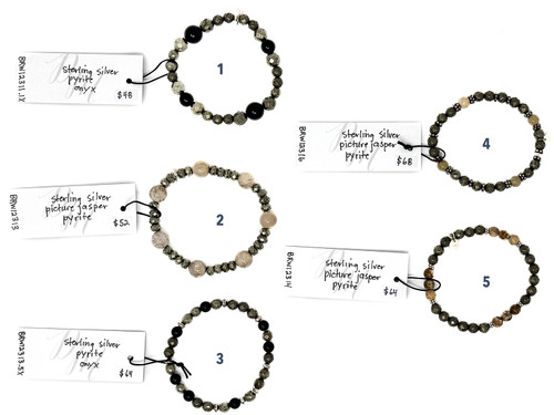 Natural Gemstone Bracelets by Debbie Mikulla