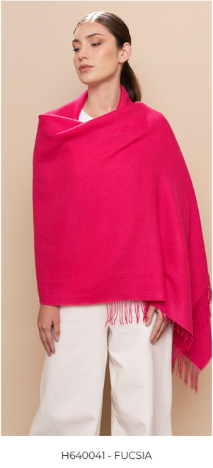 Alpaca and Silk Shawl