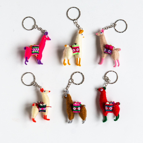 Alpaca Key Chains--Set of 10