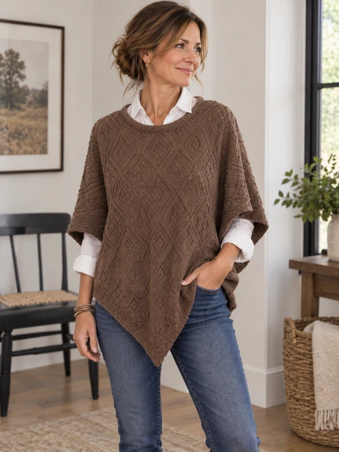 Knitted Poncho