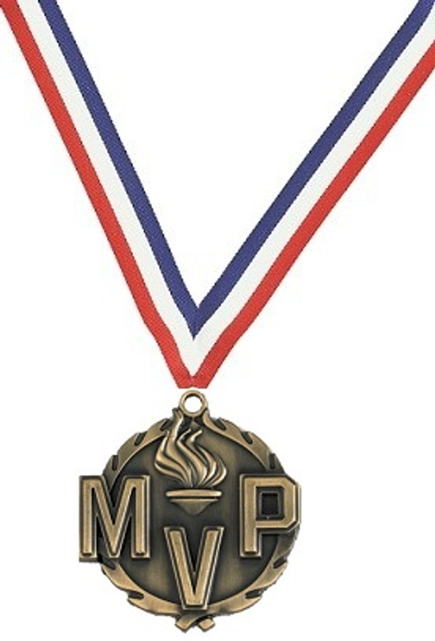 MVP Medal with Red, White & Blue Ribbon