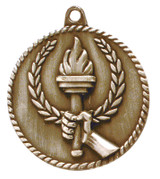 Karate Medal with Red, White & Blue Ribbon - Bridgewater Trophy