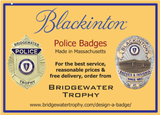 Now Selling: Blackinton Police Badges - Made in Massachusetts!