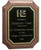Victory Walnut Scalloped Award Plaque - Multiple Size Options