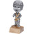 Karate Male Bobble Head Resin 6" Tall