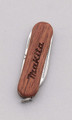 4 Function Poket Knife Wood Panel Two Sides