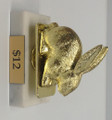 Easter Rabbit Gold Figure on Marble