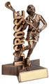 Lacrosse Superstar Resin Sculpture Female 6.5" Tall