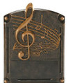 Music Note Legends of Fame Standing Resin Award 8" Tall