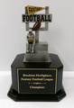 Fantasy Football: Goal Post Figure on Black Wood Base 11.5" Tall 