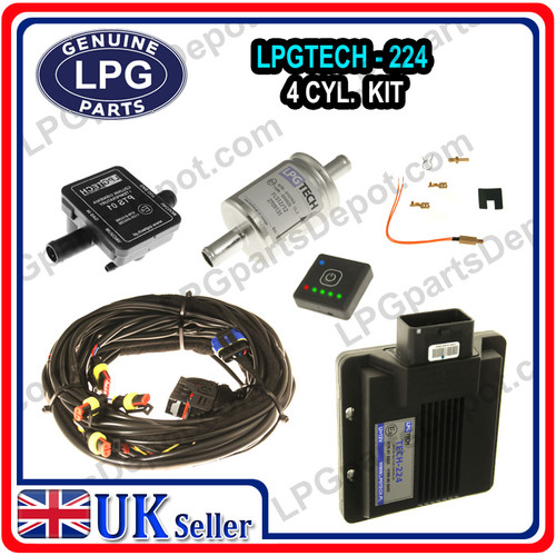 LPGTECH 224 :: 4 CYLINDER LPG CNG Conversion ECU controller