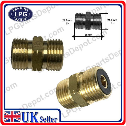 21.8 x 21.8 connector metal joiner fro LPG pipes and hoses