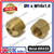 Compression FEMALE Nut D8 x M14x1.0 (metal BRASS) + FREE OLIVE