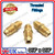 G1/4" x G1/4" brass metal threaded connector coupling with D6 Flow rate