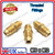M10 x M12 brass metal threaded connector coupling with D4 Flow rate